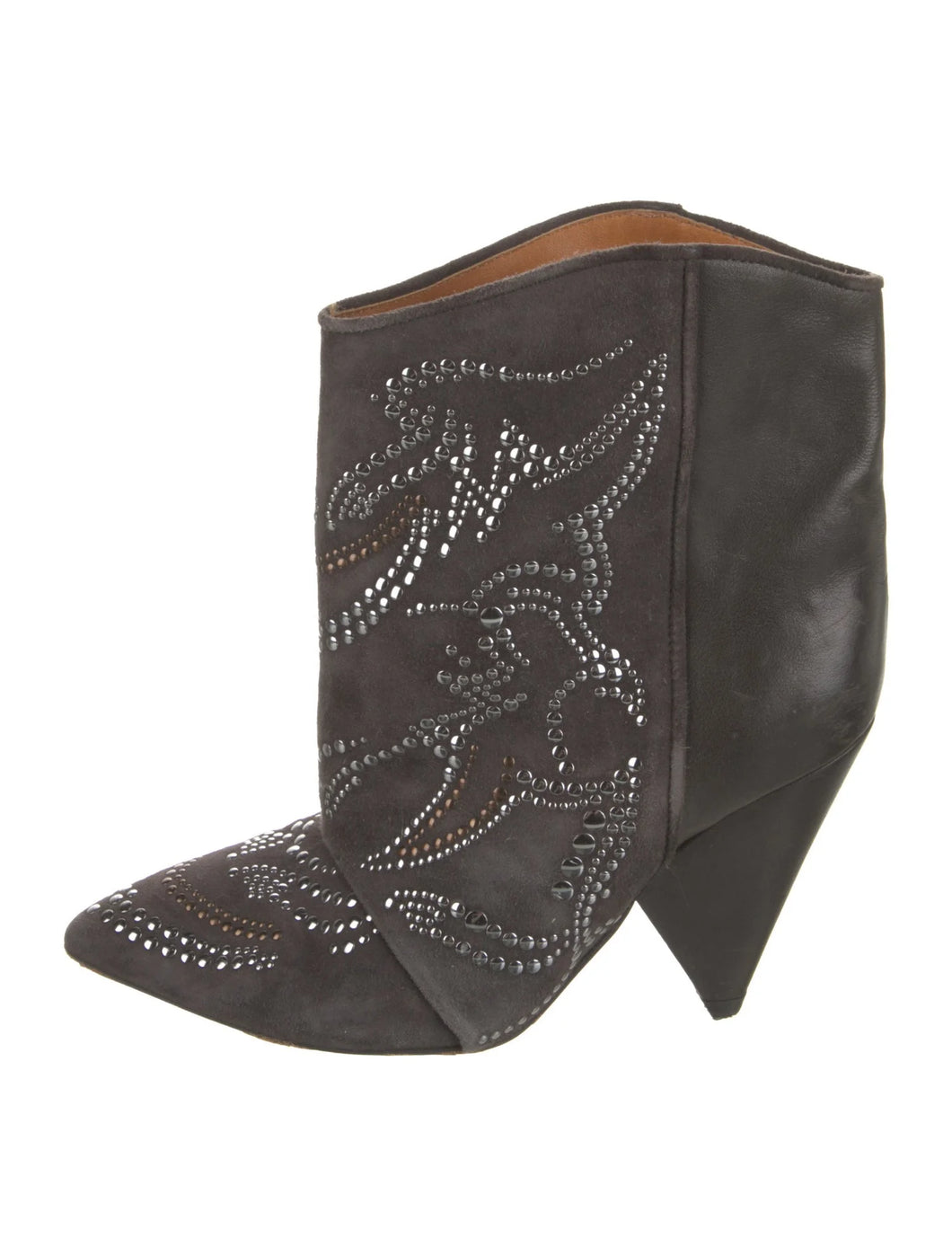 ISABEL MARANT
Suede Studded Accents Western Boots 37