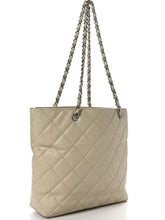 Load image into Gallery viewer, CHANEL Calfskin Quilted In the Business North South Tote Ivory
