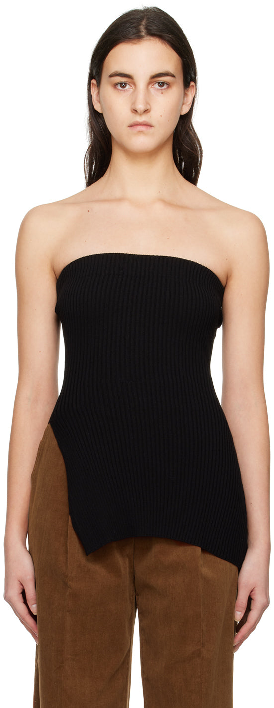 DRAE NWT Strapless rib knit tube top, Xsmall