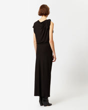 Load image into Gallery viewer, MARANT ETOILE black Naerys dress, SIZE 40
