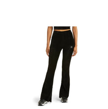 Load image into Gallery viewer, ALO WINTER BREAK HIGH WAIST FLARE MICROCORDUROY PANTS IN BLACK, SMALL
