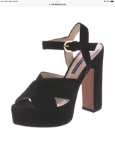 Load image into Gallery viewer, STUART WEITZMAN Suede Sandals Size: 5.5

